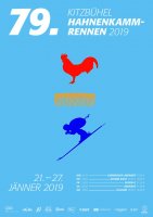 2019  Schneestation.com - Kitzbhel Hahnenkamm Plakat 2019 - Foto: Ski Club Kitzbhel
